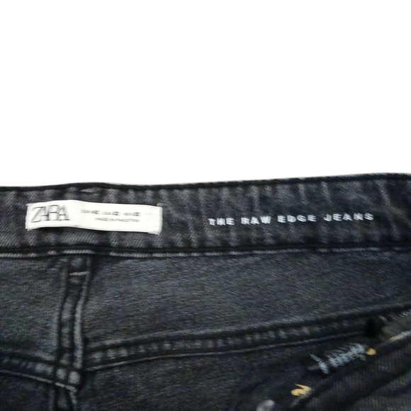 Zara 2 Pair Of Women's Plus Size Jeans Black and Gray Straight Leg Jeans Size 32 - Picture 14 of 16